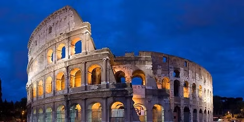 Il Colosseo dall\u2019Arena, con i siti speciali: Le case di livia e Augusto, la Domus Tiberiana, ecc 