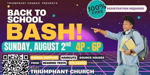 ONE DAY. ONE STOP. EVERYTHING YOUR KIDS NEED FOR SCHOOL. FREE. \ud83c\udf89
