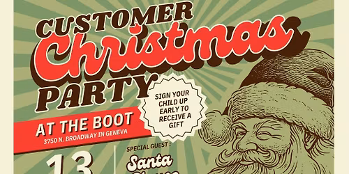 Customer Christmas Party with Special Guest…Santa Clause