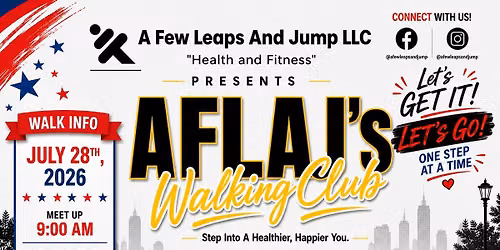Walk With Purpose, AFLAJ'S Walking Club\u203c\ufe0f\u203c\ufe0f