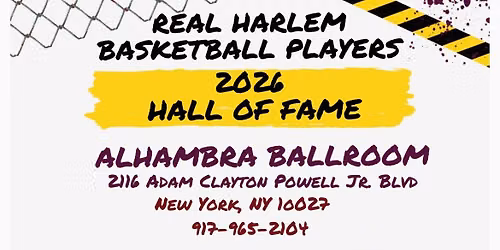 Real Harlem Basketball Players 2026 Hall of Fame Induction Ceremony