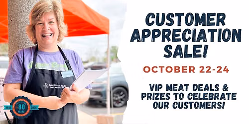 Customer Appreciation Sale 2026