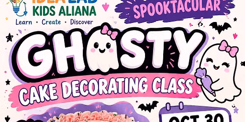 Cute Ghost Cake Decorating Class 