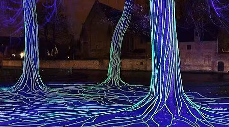 Lichtbelevingswandeling + Etentje te Brugge