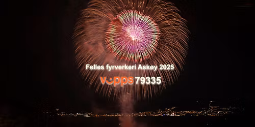 Felles fyrverkeri Ask\u00f8y 2025