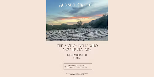 Sacred Woman Collective Sunset Circle with Shannie Smith