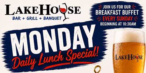 $14.95 Burger & Brew Mondays