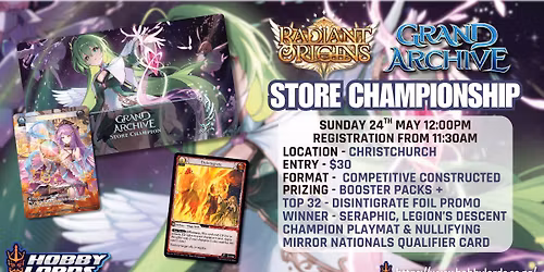 Grand Archive - Radiant Origins Store Championship!