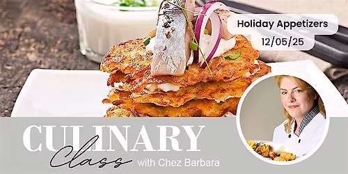 Holiday Appetizers Culinary Class