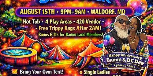 Psychedelic Sleepover Tent Crawl Sleepover