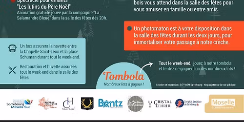 marché de Noël et crèche vivante 