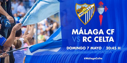 Malaga CF vs RC Celta de Vigo at Estadio La Rosaleda