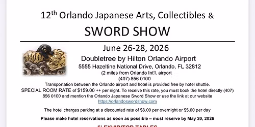 Orlando Japanese Sword Show