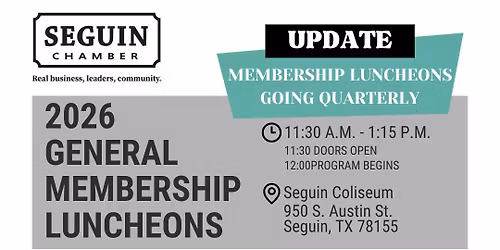 General Membership Luncheon (Quarterly)