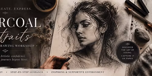 Charcoal Portrait Sketching