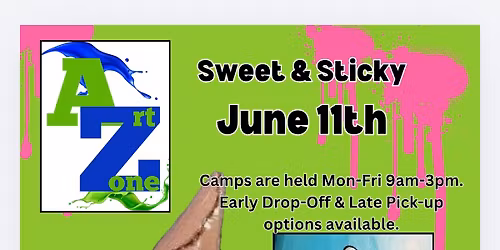 Summer Art Camps Sweet & Sticky