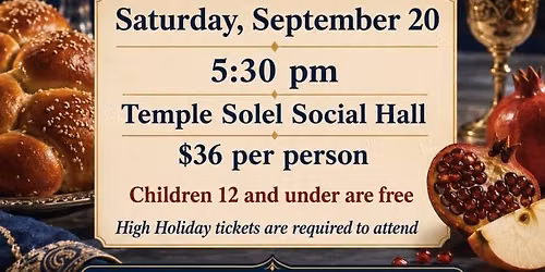 Kol Nidre Dinner 5787\/2026