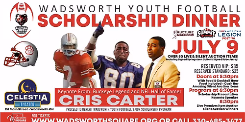 2026 Wadsworth Youth Football Scholarship Dinner