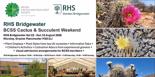 RHS Bridgewater Cactus & Succulent Weekend