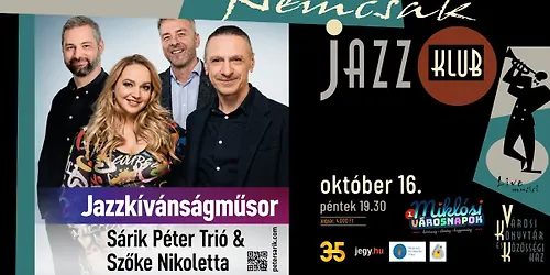 Jazzkvnsgmsor-Srik PterTri & Szke Nikoletta a Nemcsak Jazz Klubban