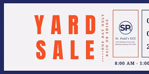 MULTI-FAMILY YARD SALE Rain or Shine, Food, Flea Market