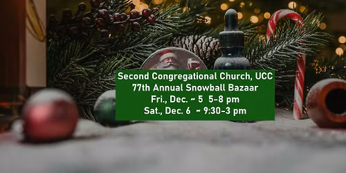 Annual Snowball Bazaar