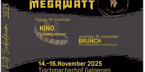 KG-Jubil\u00e4um mit MEGAWATT und Sonntags-Brunch