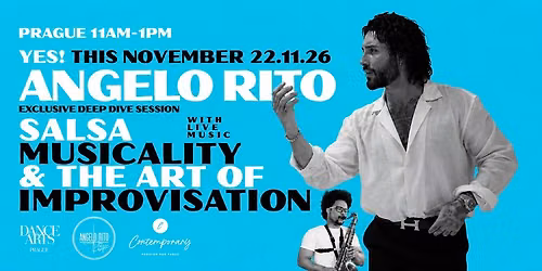 EXCLUSIVE SALSA MUSICALITY & THE ART OF IMPROVISATION - dance seminair with ANGELO RITO & live music