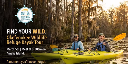 Okefenokee Wildlife Refuge Kayak Tour