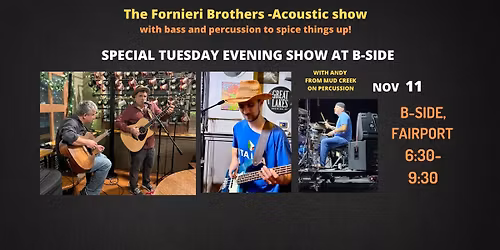Fornieri Brothers special acoustic night