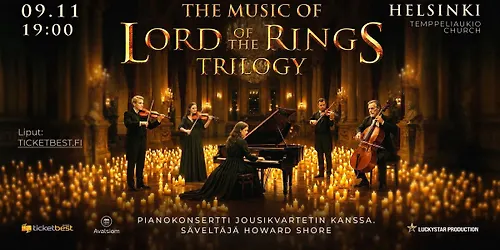 The Music of "The Lord of the Rings" Trilogy Piano Recital with String Quintet