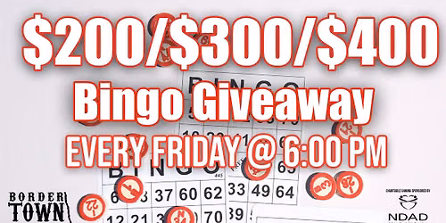 $200\/$300\/$400 Bingo Giveaway @ BorderTown