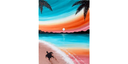 Sea Turtle Sunset - Paint and Sip in Tyler | Classpop!\u2122