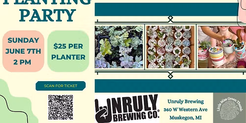Planting Party at Unruly Brewing
