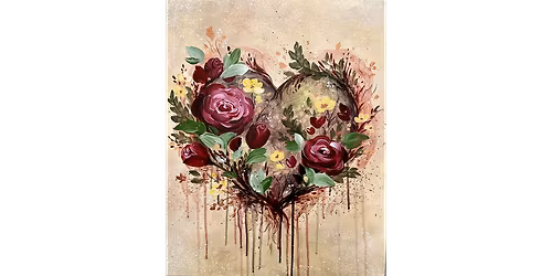 Roses from the Heart - Paint and Sip in Tyler | Classpop!\u2122