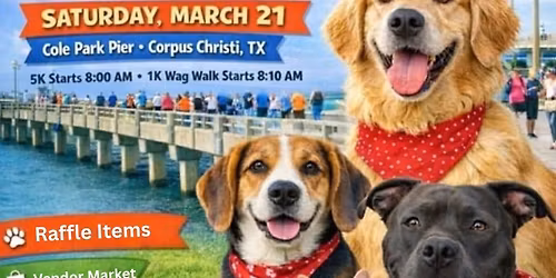 Paws on the Pier 5K & 1K Wag Walk