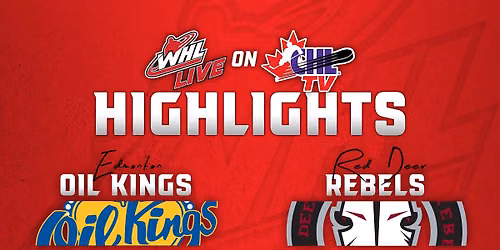 Edmonton Oil Kings at Red Deer Rebels at Marchant Crane Centrium at Westerner Park