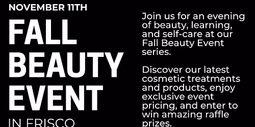Bare Derm's Fall Beauty Event - Frisco, TX