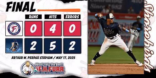 Delmarva Shorebirds vs. Fredericksburg Nationals