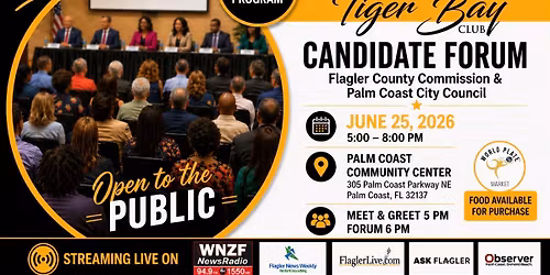 Flagler Tiger Bay Club Candidate Forum 2026 