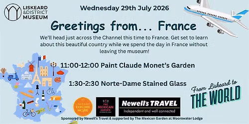 From Liskeard to the World ~France ~  Make  a Notre-Dame Stained Glass