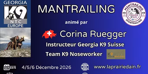 Stage Mantrailing avec Corina R\u00fcegger GA K9