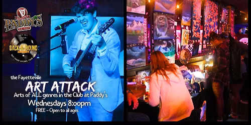 he Fayetteville Art Attack, Wednesday, December 3rd!