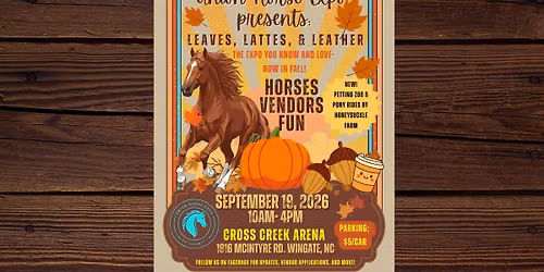 2026 Union Horse Expo: Leaves, Lattes, & Leather