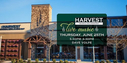 Dave Volpe at Harvest Moorestown!