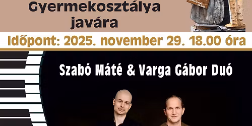 J\u00f3t\u00e9konys\u00e1gi zongorakoncert a P\u00e1pai K\u00f3rh\u00e1z Gyermekoszt\u00e1lya jav\u00e1ra