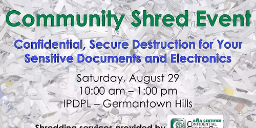 Community Shred Event