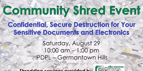 Community Shred Event