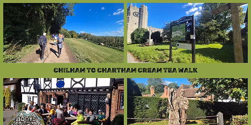 Chilham to Chartham Cream Tea Walk