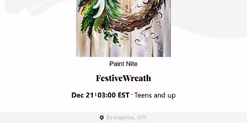 Paint Nite at Kelsey's Quarry Edge!